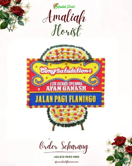 Sewa Papan Bunga Gandaria Utara